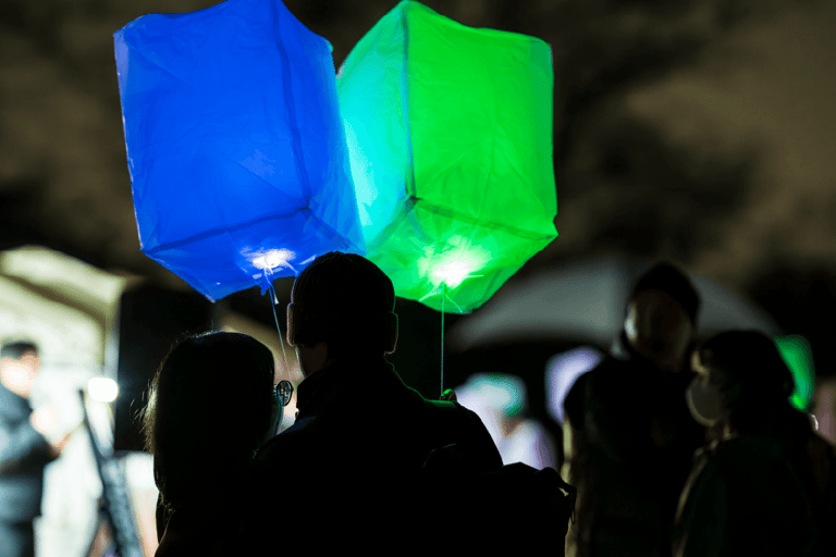Sapporo: Sky Lantern Festival Entry Ticket