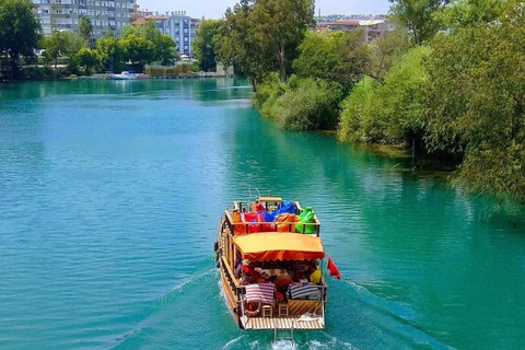 Alanya: crociera sul fiume con cascata Manavgat e visita al bazarTrasferimento dagli hotel di Alanya