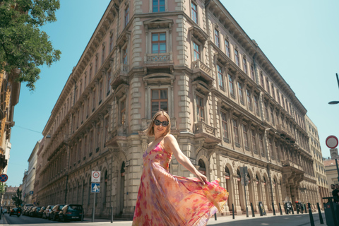 Foto di strada nelle vie più belle di Budapest