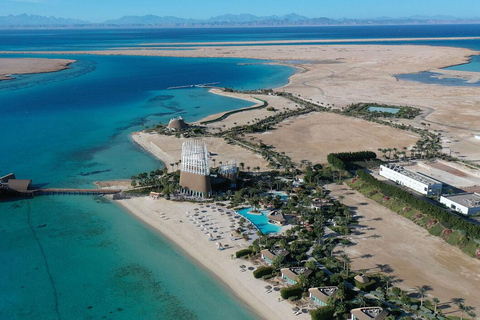Hurghada: Tawila El Gouna Luxury Island Day Use and Snorkel