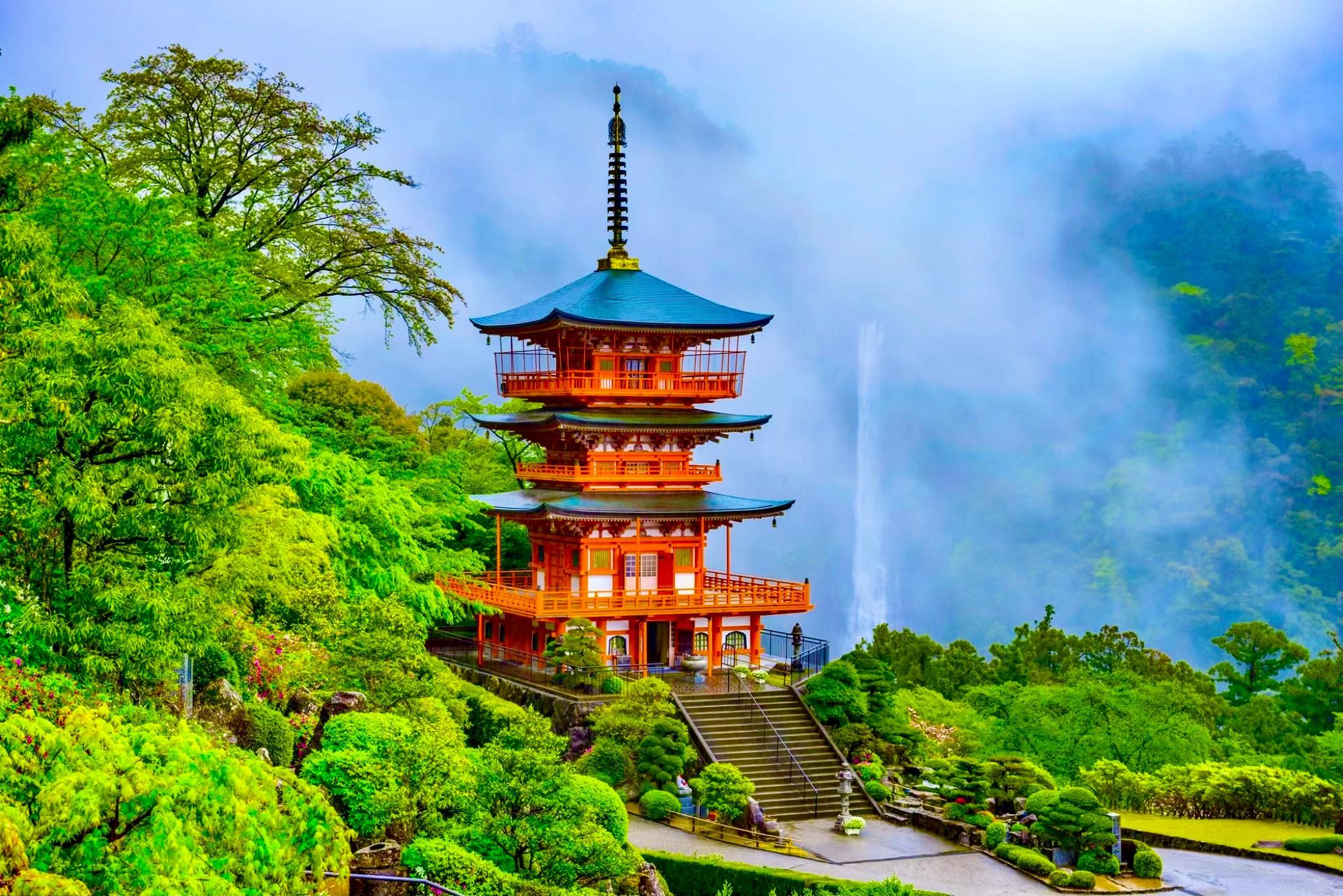 Wakayama: Private Tour zu Berg Koya, Kumano Kodo & Nachi-Wasserfällen