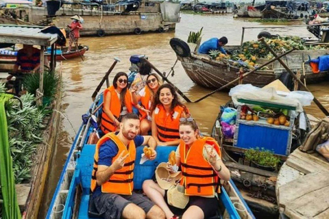 Mekong Delta Tour - Cai Rang flytande marknad 2 dagar 1 kvällstur