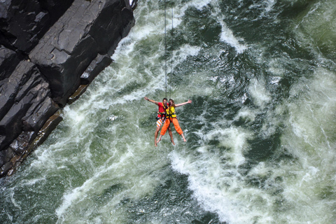 Chutes Victoria : Pont tournantChutes Victoria : Pont en tandem