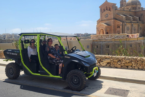 GOZO 4x4 Ride Along UTV/Jeep Day Tour, lunch + Comino boat