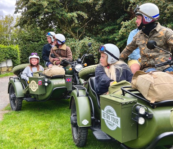 Visit Bayeux 2-hour tour of the D-Day beaches, by vintage sidecar in Bayeux, France