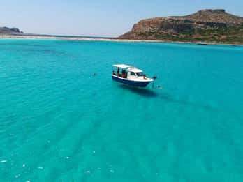 Kreta: Private Bootsfahrt nach Balos, Gramvousa und Agios Sozon