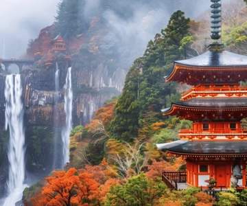 From Osaka/Kyoto:Mount Koya, Wakayama & Nachi Waterfall Trip