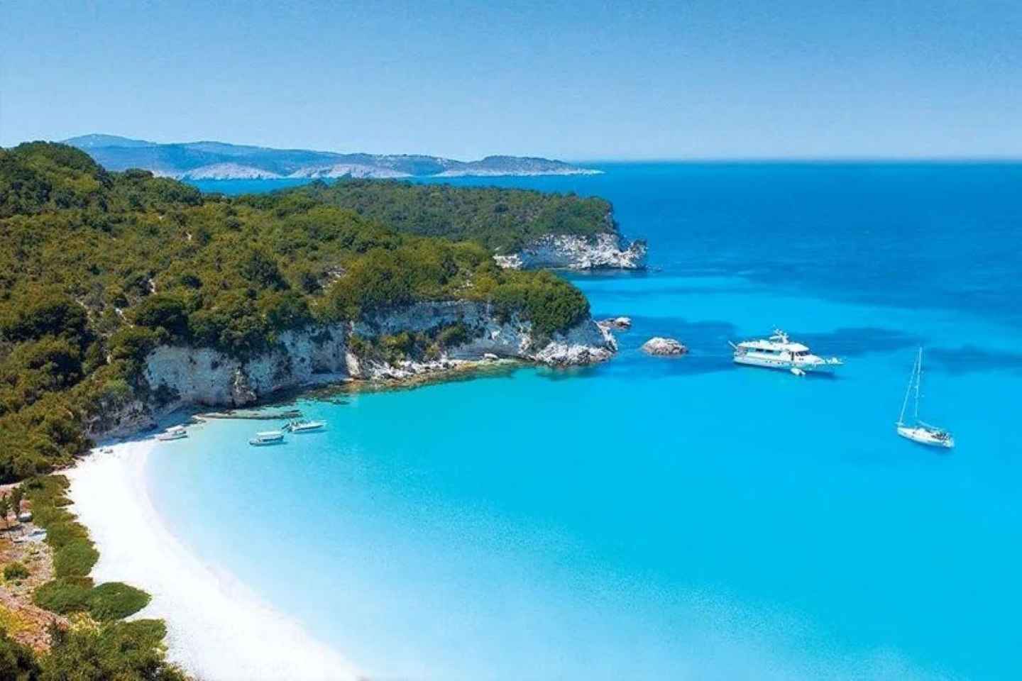 Bátferð til Paxos, Antipaxos og Bláu hellanna frá Korfu