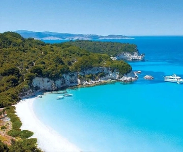 From Corfu: Paxos, Antipaxos & Blue Caves Day Trip by Boat