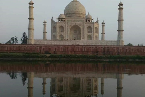 Agra: Taj Mahal hoppa över kön guidad tur med alternativEndast guidad tur