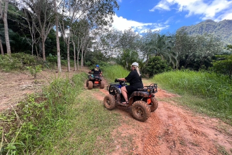 Krabi: Tagesausflug zum Elefantenbaden und zum Huay Tho WasserfallTagesausflug mit ATV-Fahrt