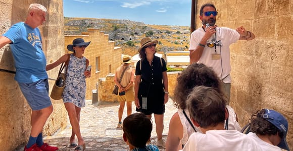 Matera: Sassi Tour with Giulio, including a cave-house and a cave-church
