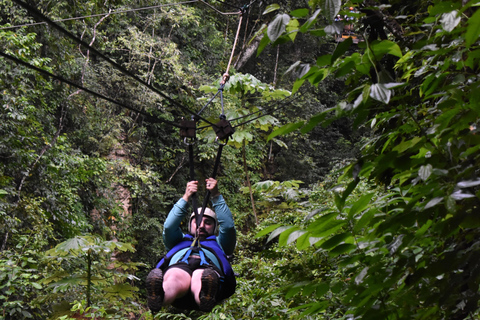 Damajagua: Zip Line and Waterfall Adventure with Lunch