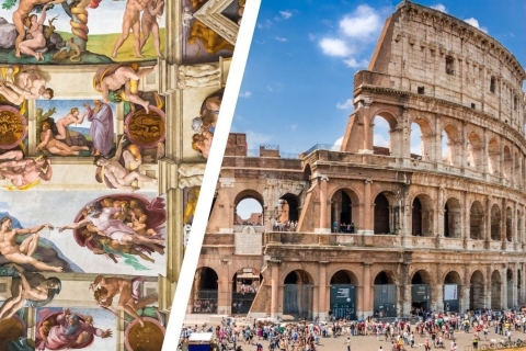 Rome : billet combiné pour le Vatican et le ColiséeVatican et Colisée : visite 2 en 1 en anglais