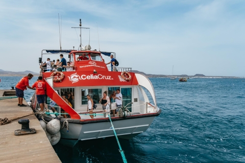 Vanuit Corralejo: retour per veerboot naar het eiland LobosTransfer met vervoer van en naar het hotel