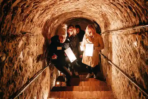 Underjordisk rundtur i Prag: Vyšehrad underjordisk guidad tur på lördag