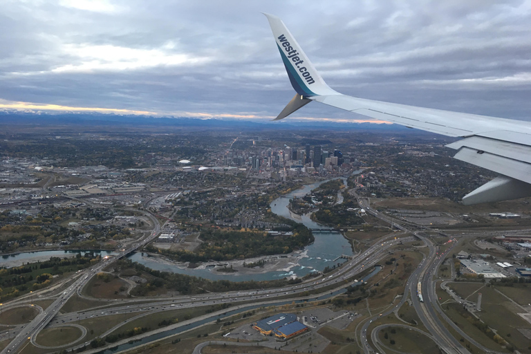 Do aeroporto de Calgary para Banff | Autocarro partilhado do aeroporto.