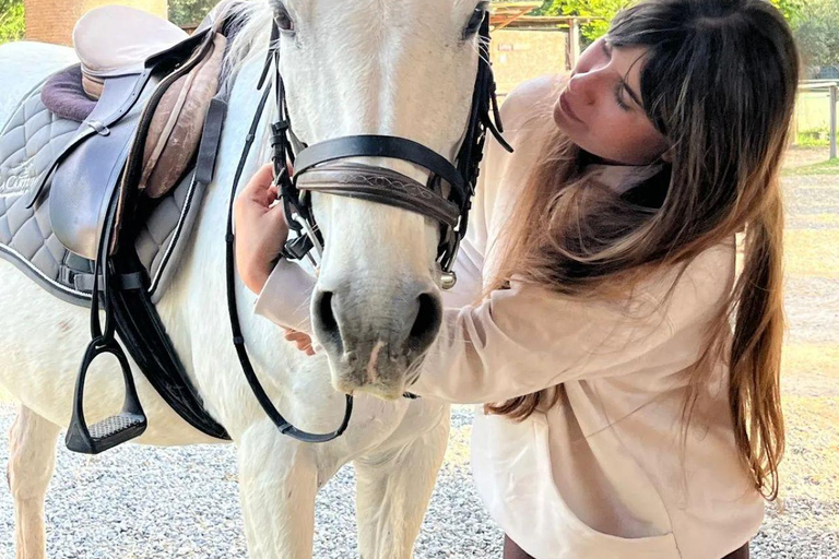 Certosa di Calci: Horseback Riding Experience for Beginners in Nature Horseback ride with aperitif