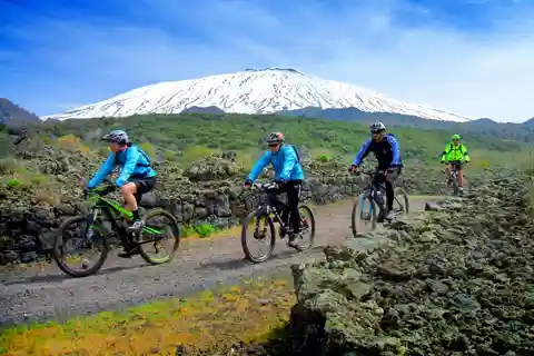 Etna: Mountainbike- of e-biketour op de vulkaan Etna