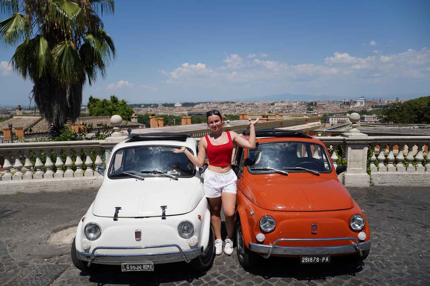 Roma: Photography service and Fiat500 & Aperol Spritz