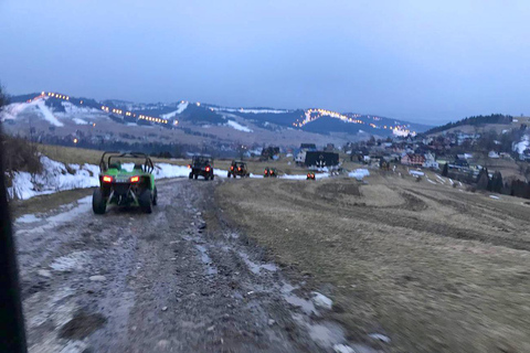 Zakopane Day Trip from Krakow: Snowmobile+Treetop+Thermal Z5ZESWTP | City+Off-Road+Treetop+Thermal Pools(All-In)