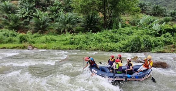 Phuket: Monkey Cave, Water Rafting, Waterfall & Zipline Tour