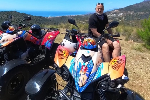 Marbella: Guided Quad Tour with Sea and Gibraltar Rock Views Marbella: Guided Quad Tour with Rock of Gibraltar Views