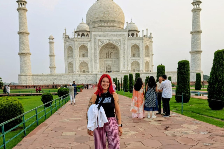 From Delhi: Taj Mahal & Agra City Tour with Tickets & Lunch From Agra: Tour with Ac Car, Driver and Guide Only