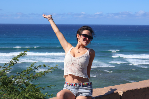 Prachtig uitzicht op Oahu . Landschappelijke punten en uitkijkpunten van HonoluluPrachtig uitzicht op Oahu. Honolulu schilderachtige punten en uitkijkpunt