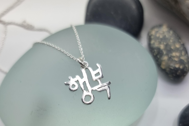 Seoul: Korean Alphabet Silver Jewelry-Making Workshop