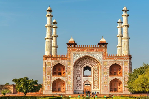 From New Delhi: Agra and Jaipur Tour with Transfers From Delhi: Mughal & Rajput Culture Journey with Entry Fees