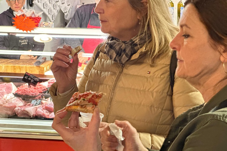 روما جولة الطعام في شارع تراستيفيري وجزيرة التيبر عند الغروب