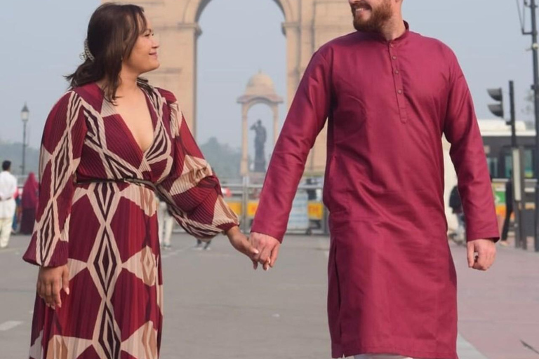 Visite guidée d'une jounée des monuments de Delhi avec guide et transferts