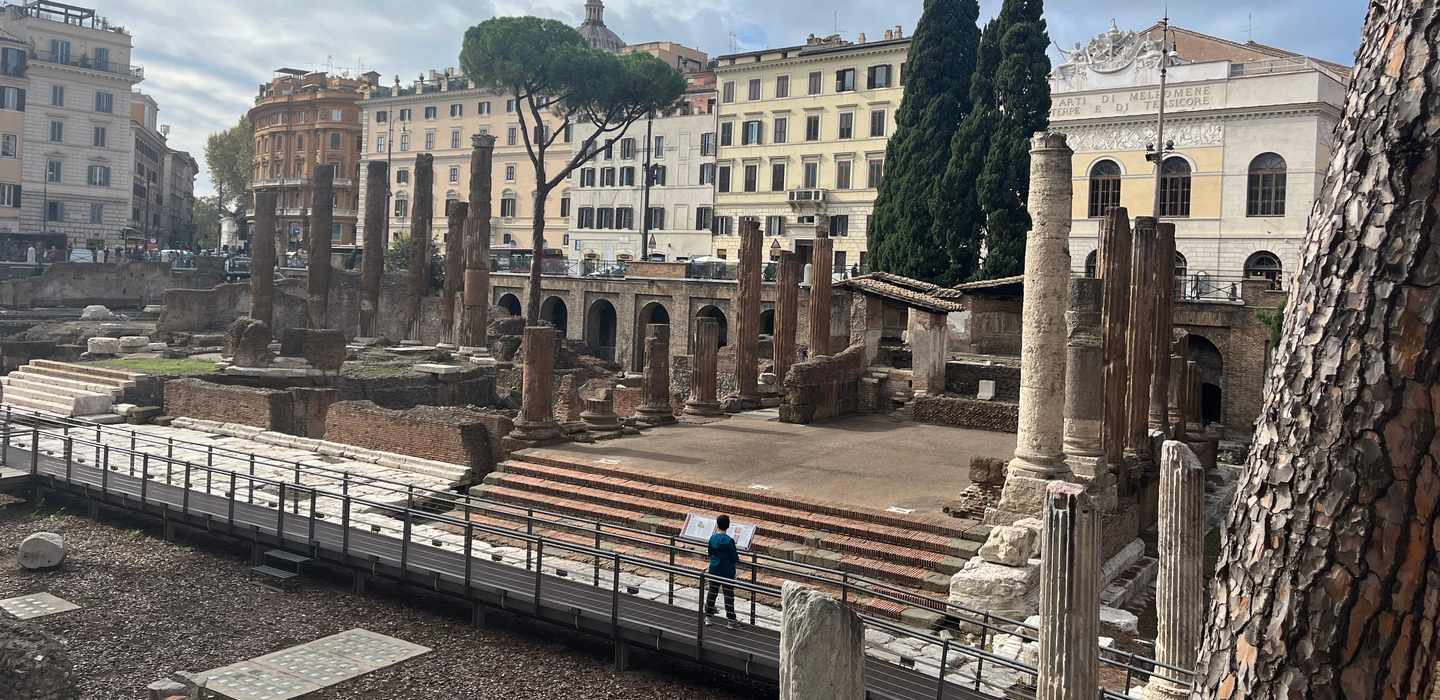 Das antike Rom: Archäologisches Gebiet Largo Argentina Das antike Rom: Archäologisches Gebiet Largo Argentina