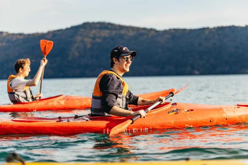 Depuis Rome : kayak et baignade dans le lac de Castel Gandolfo