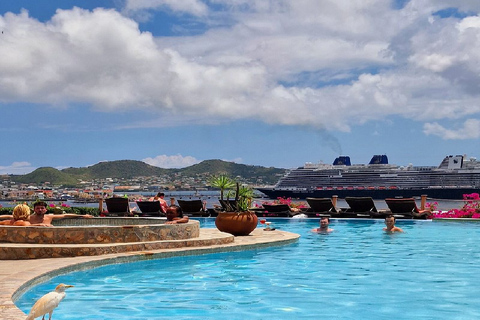 St. Kitts: Palm Court Pool with Jacuzzi Access