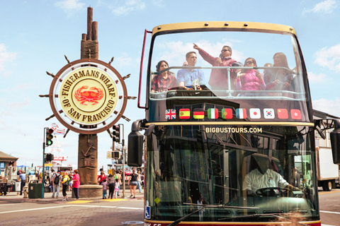 San Francisco: Big Bus Hop-on-hop-off-bustour sightseeingbusTicket voor 2 dagen