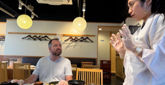 Kyoto Sushi Making Experience near Fushimi Inari