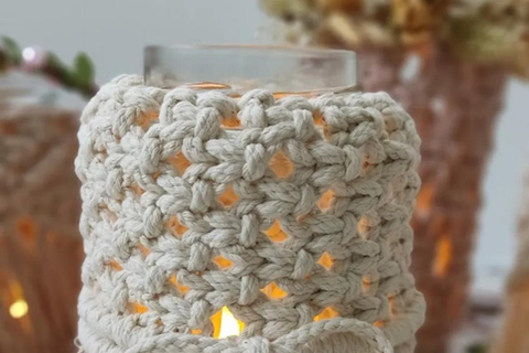 Leipzig: Macrame Candle Holder Workshop with Personalisation