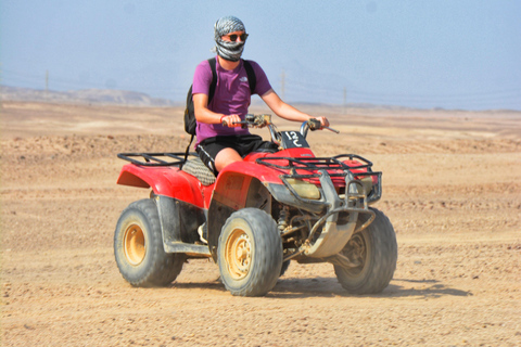 Bahía de Makadi: ATV, Vista al Mar, Camello, Observación de las Estrellas, Cena y EspectáculoEl Gouna, Bahía de Soma, Safaga: Quad Mar, Desierto y Camello