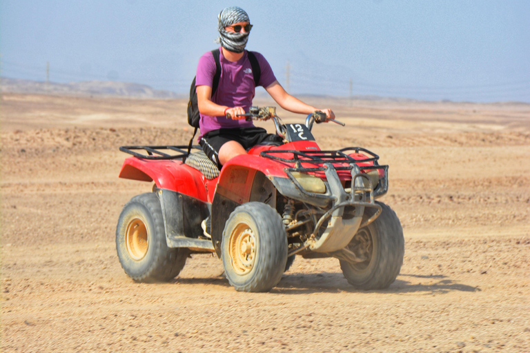 Bahía de Makadi: ATV, Vista al Mar, Camello, Observación de las Estrellas, Cena y EspectáculoEl Gouna, Bahía de Soma, Safaga: Quad Mar, Desierto y Camello