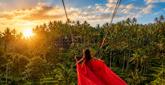 Bali: Ubud Jungle Swing, Rice Terrace & Waterfall Day Tour