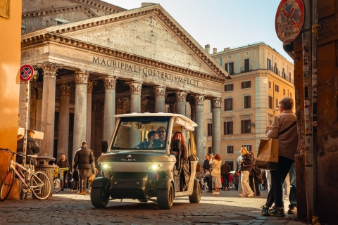 Roma: tour privado de lo más destacado en carrito de golfTour privado en inglés o italiano