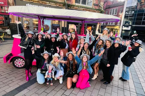 Belfast: 2-Hour Pub Golf Tour on Party Bike