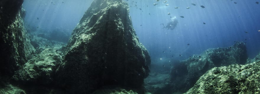La Canée : plongée sous-marine et snorkeling pour débutants en bateau