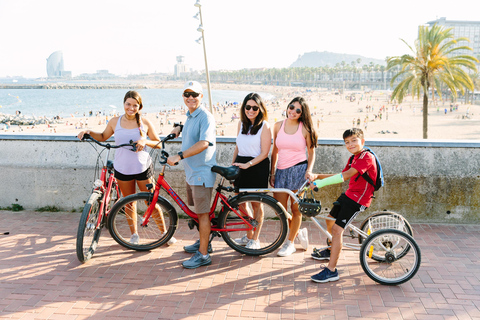 Barcelona: Guided Highlights Bike or eBike Tour (3 Hours) Barcelona Standard Bike Tour in German