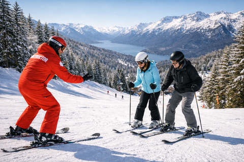 Bariloche: Skiing or Snowboarding Lesson on Cerro Bayo + Transfer and Equipment So, here's what's included: shuttle, guide, gear, plus a 2-hour shared ski lesson.