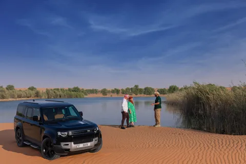 Dubai: Private Falconry & Desert Safari w/ Al Maha breakfast