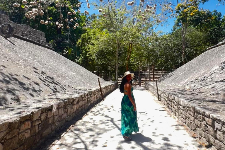 From Cancun: Coba, Tulum & Mayan Traditions Guided Tour From Cancun: Coba, Tulum & Mayan Traditions Guided Tour