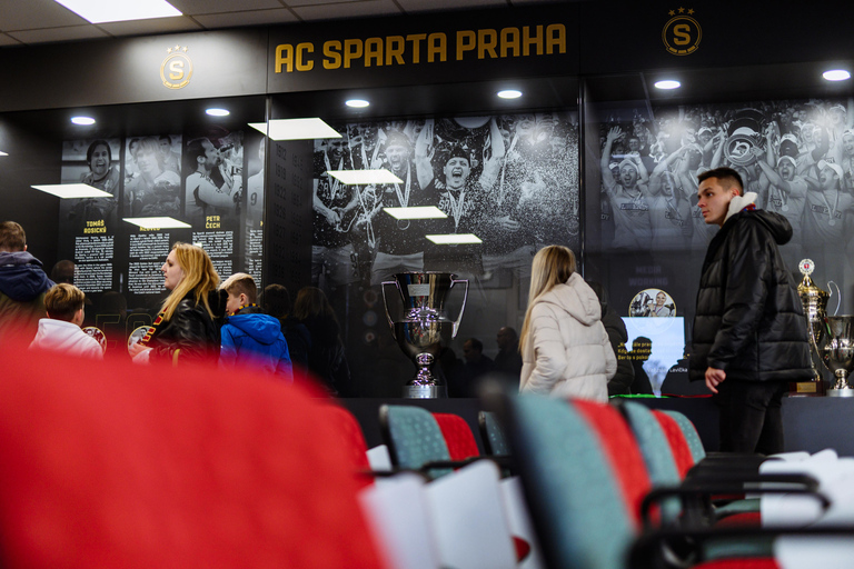 Prag: Rundtur på AC Sparta Prahas stadionPrag, Spanien: Rundvandring på AC Sparta Prahas stadion